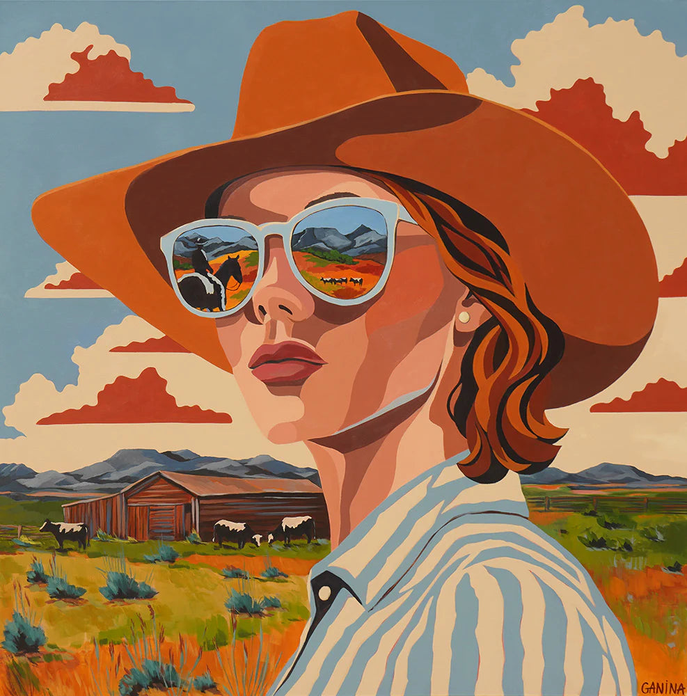 The Distance Betwen Print by Anna Ganina