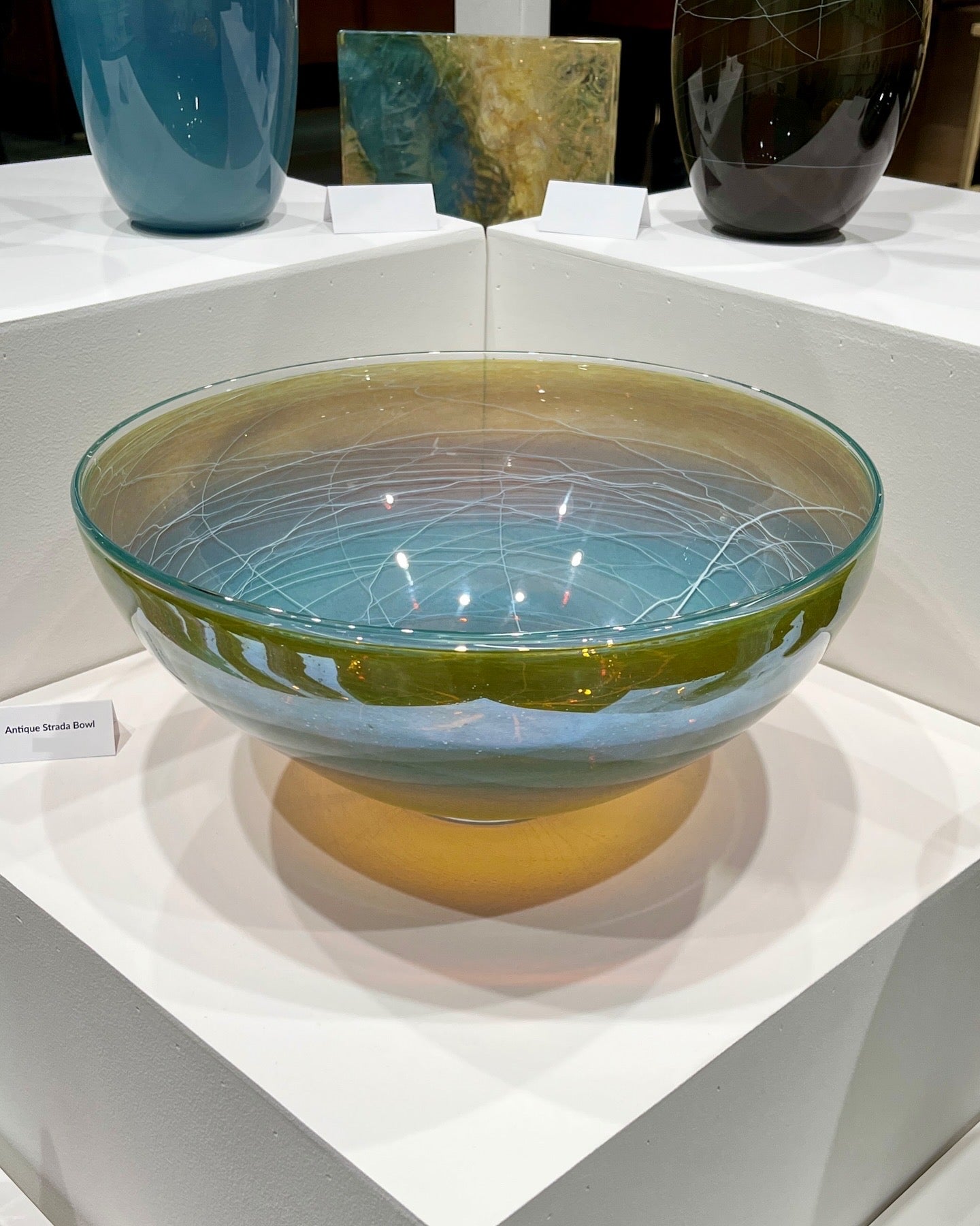 Antique Strada Bowl by JFR Glass