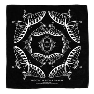 AFTPG Butterfly Bandana + Black, Cream or Red