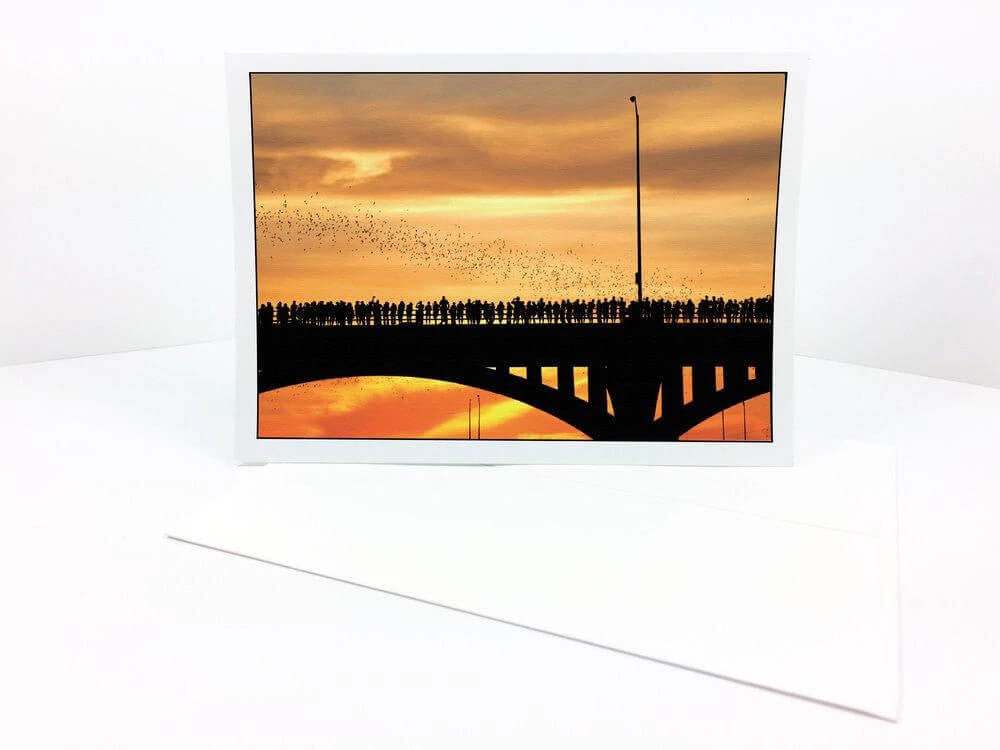 SoCo Bat Greeting Card by Locally Mixed