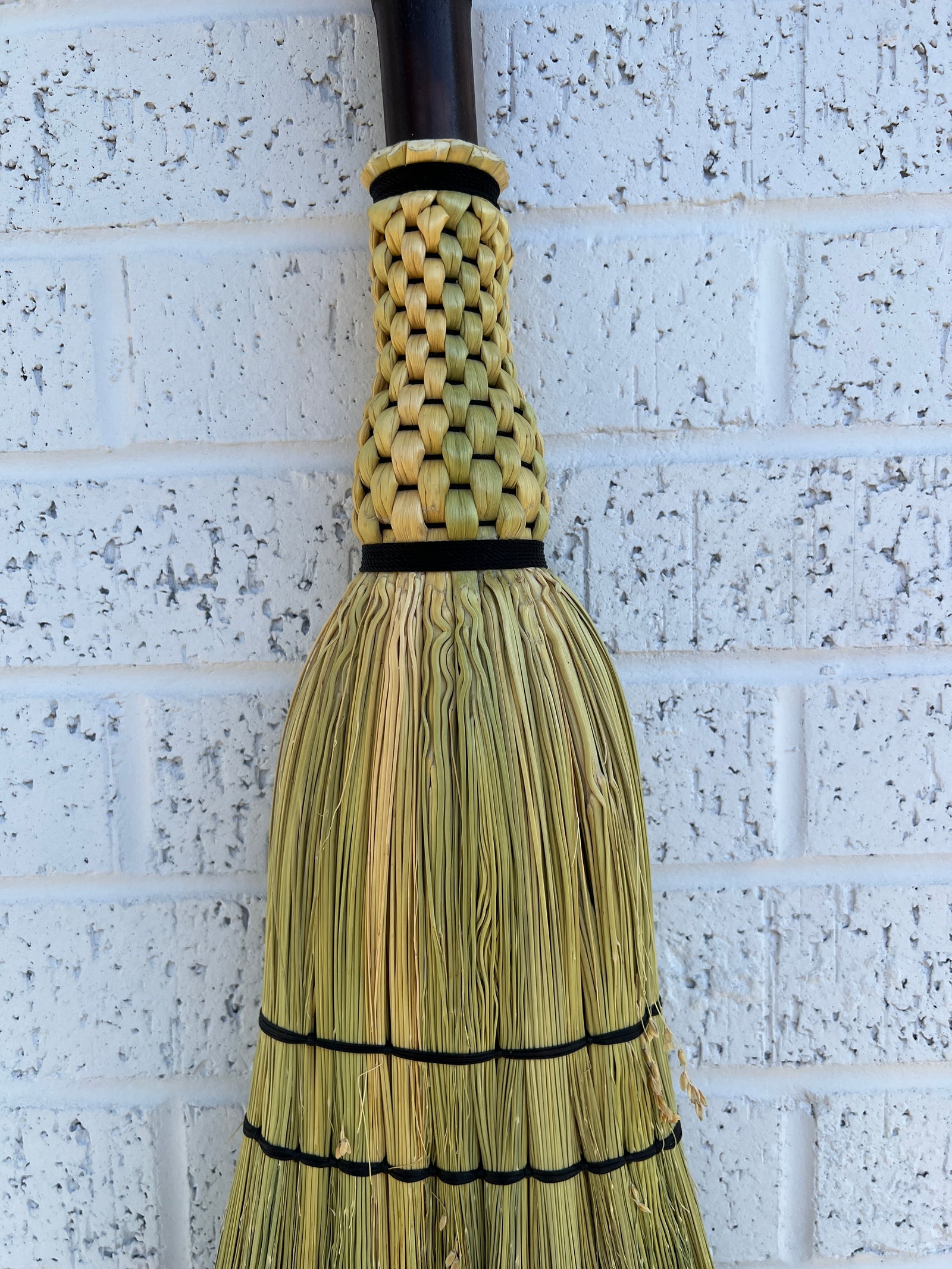Toasted Bamboo Hearth Broom by Blue Cypress Botanicals