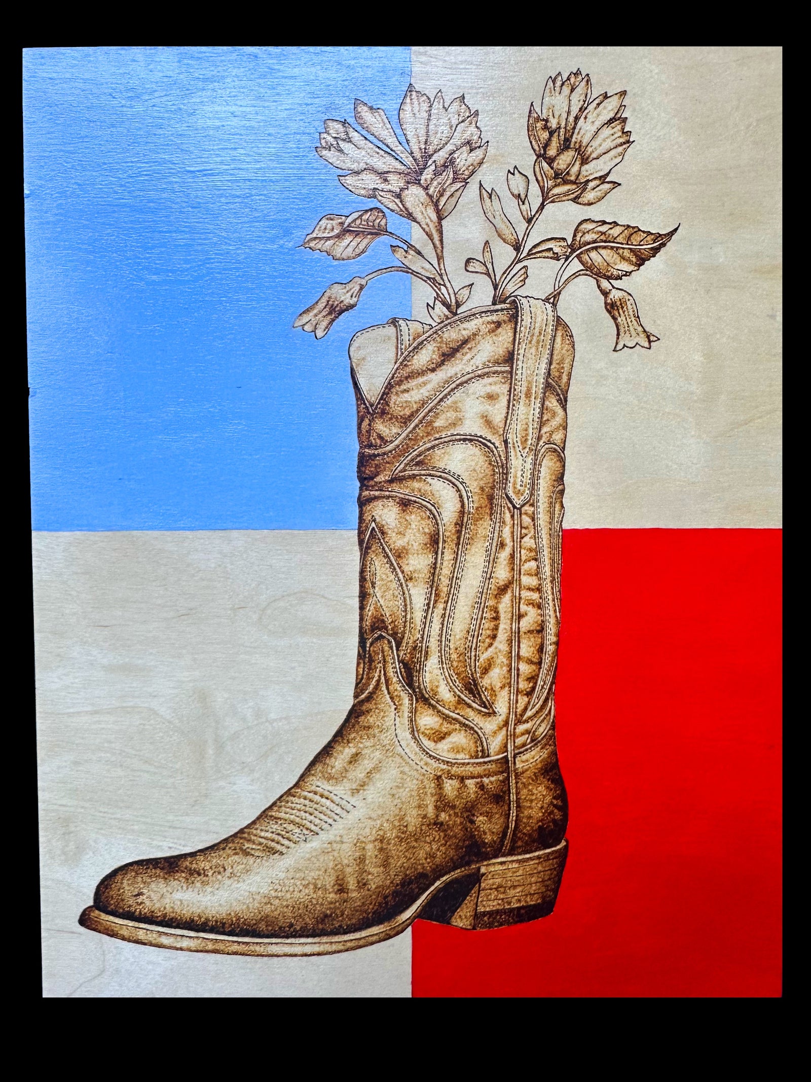Flower Boot by Ben Stallman