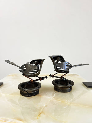 Cutlery Birds Metal Art Sculptures by Bernardo Meza of Meza Metal Sculptures