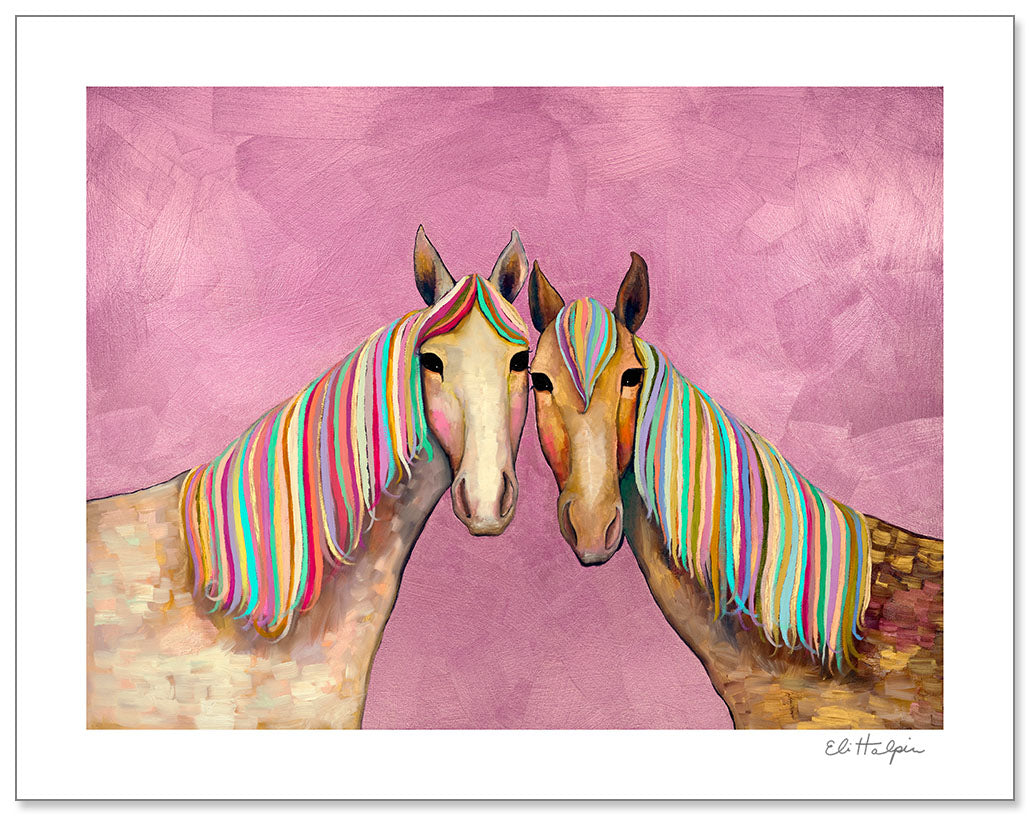 Best Friends Print by Eli Halpin + 11"x14" Paper
