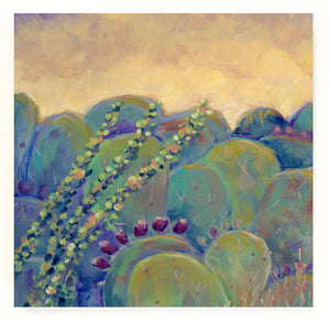 Big Bend Cactus & Ocotillo by Debbie Shands Celusniak