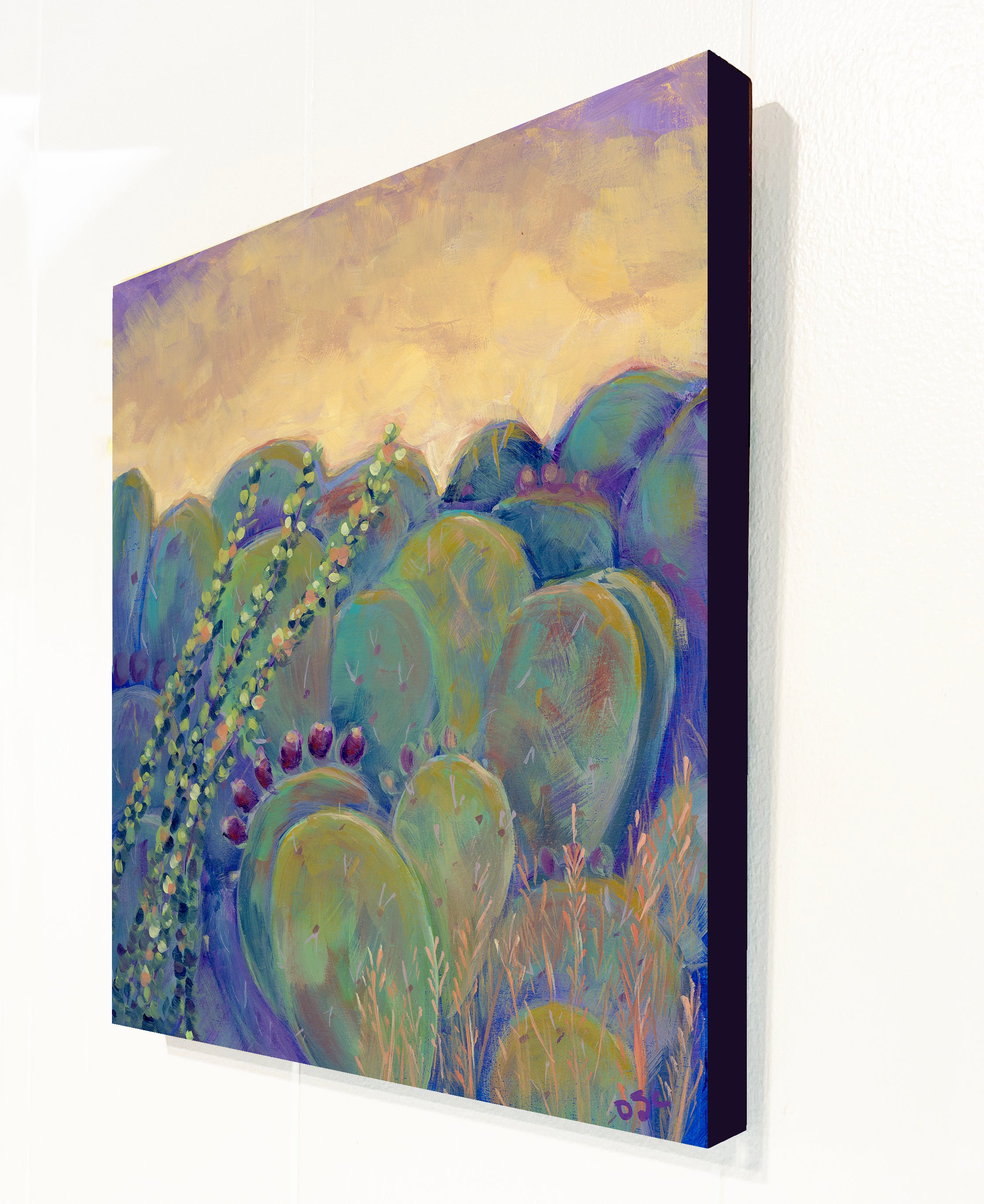 Big Bend Cactus & Ocotillo by Debbie Shands Celusniak