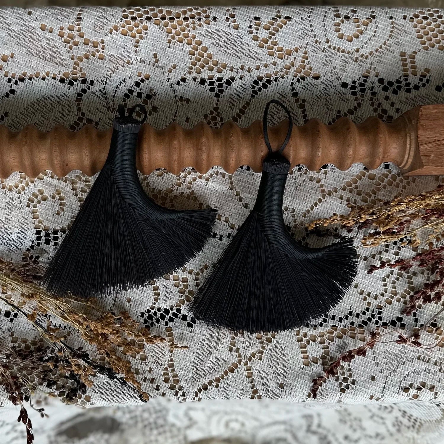 Shadow Work Ixtle Altar Brooms by Blue Cypress Botanicals