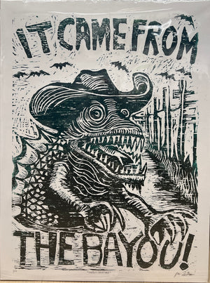 Cowboy Creature Print by Brunky Art