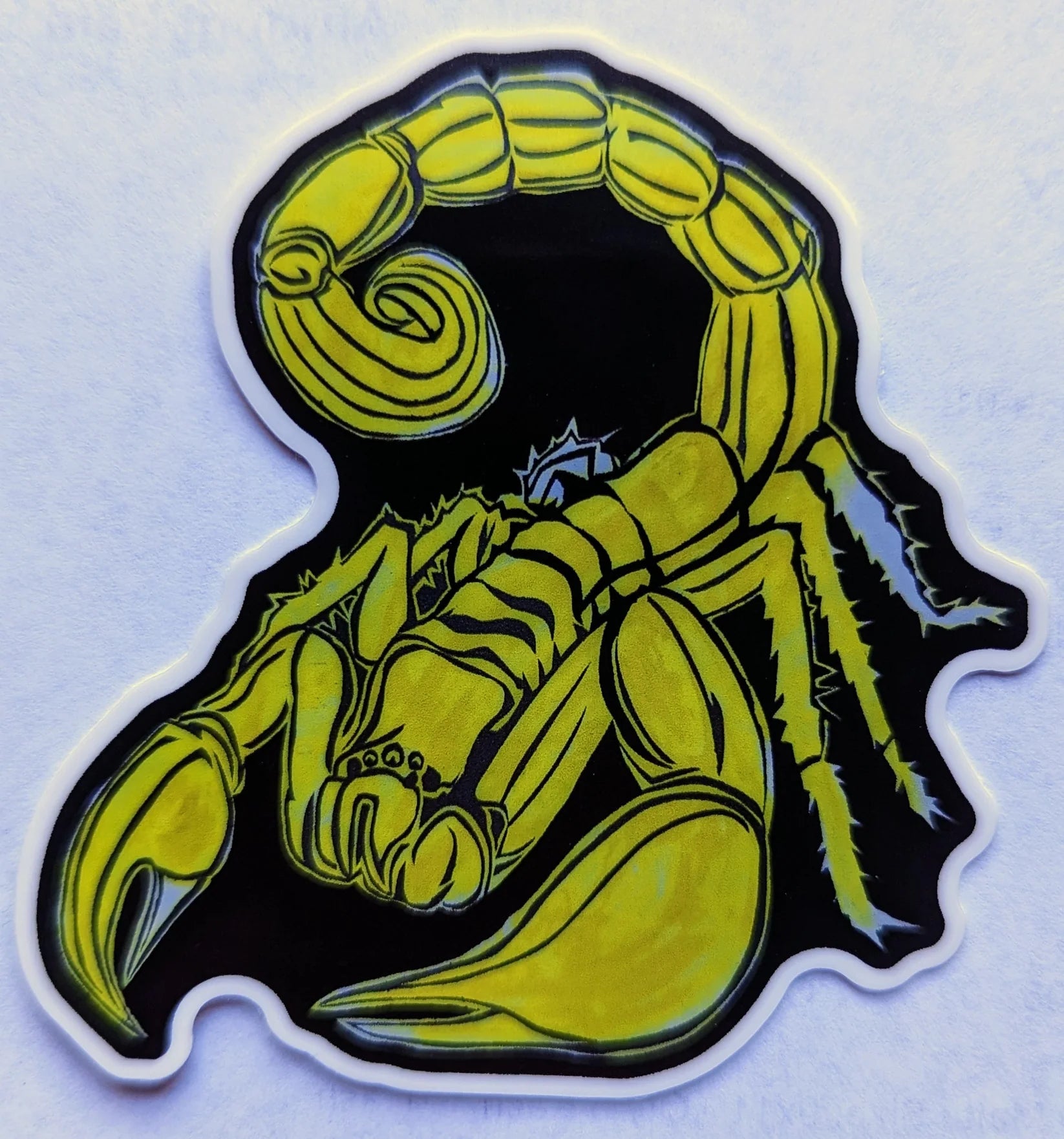 Danger Scorpion Sticker by Brunky Art