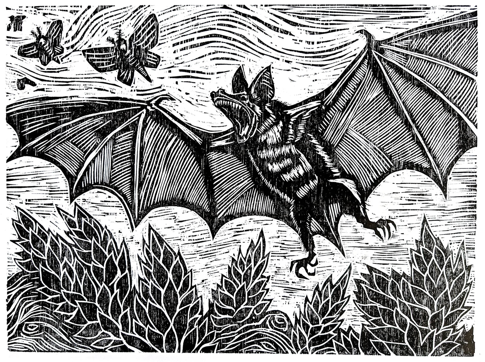 Midnight Snack Print by Brunky Art