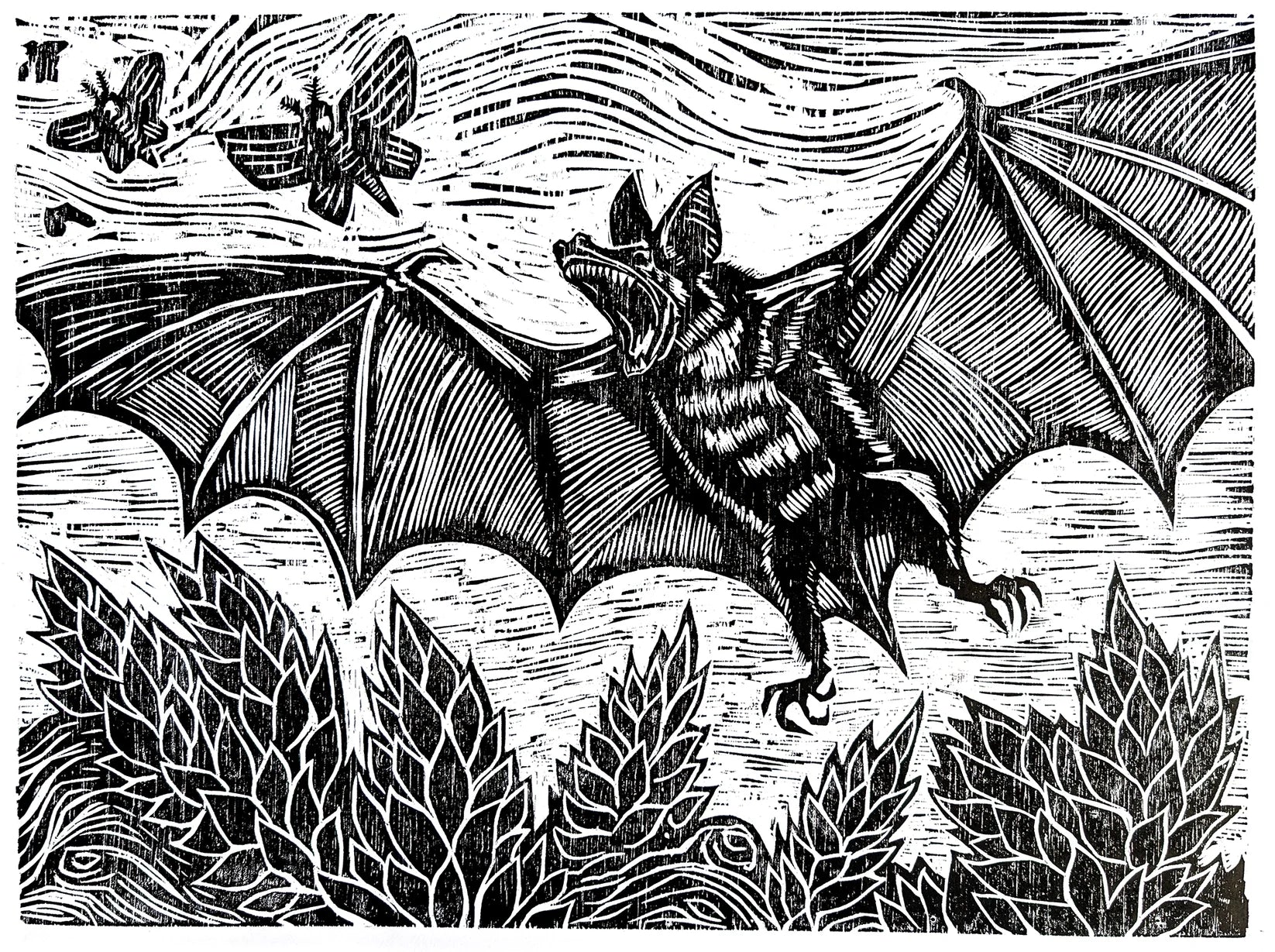 Midnight Snack Print by Brunky Art