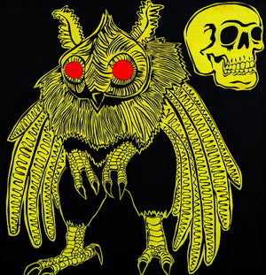 Mothman Sticker by Brunky Art