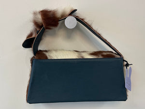 Bunny Ears Box Handbag by design Girls World - Hide + Navy