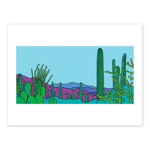 Bajada Loop Print by Cara Jackson + 12” x 16”