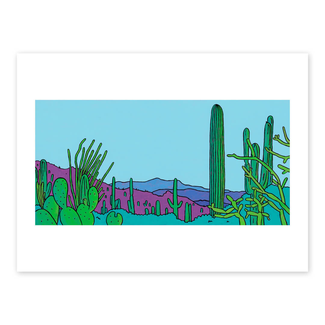 Bajada Loop Print by Cara Jackson