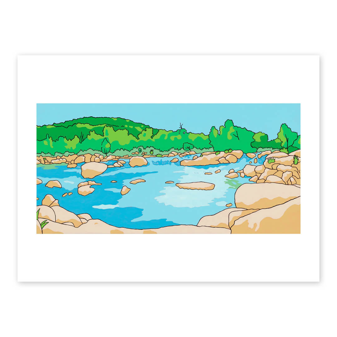 Barton Creek  Print by Cara Jackson