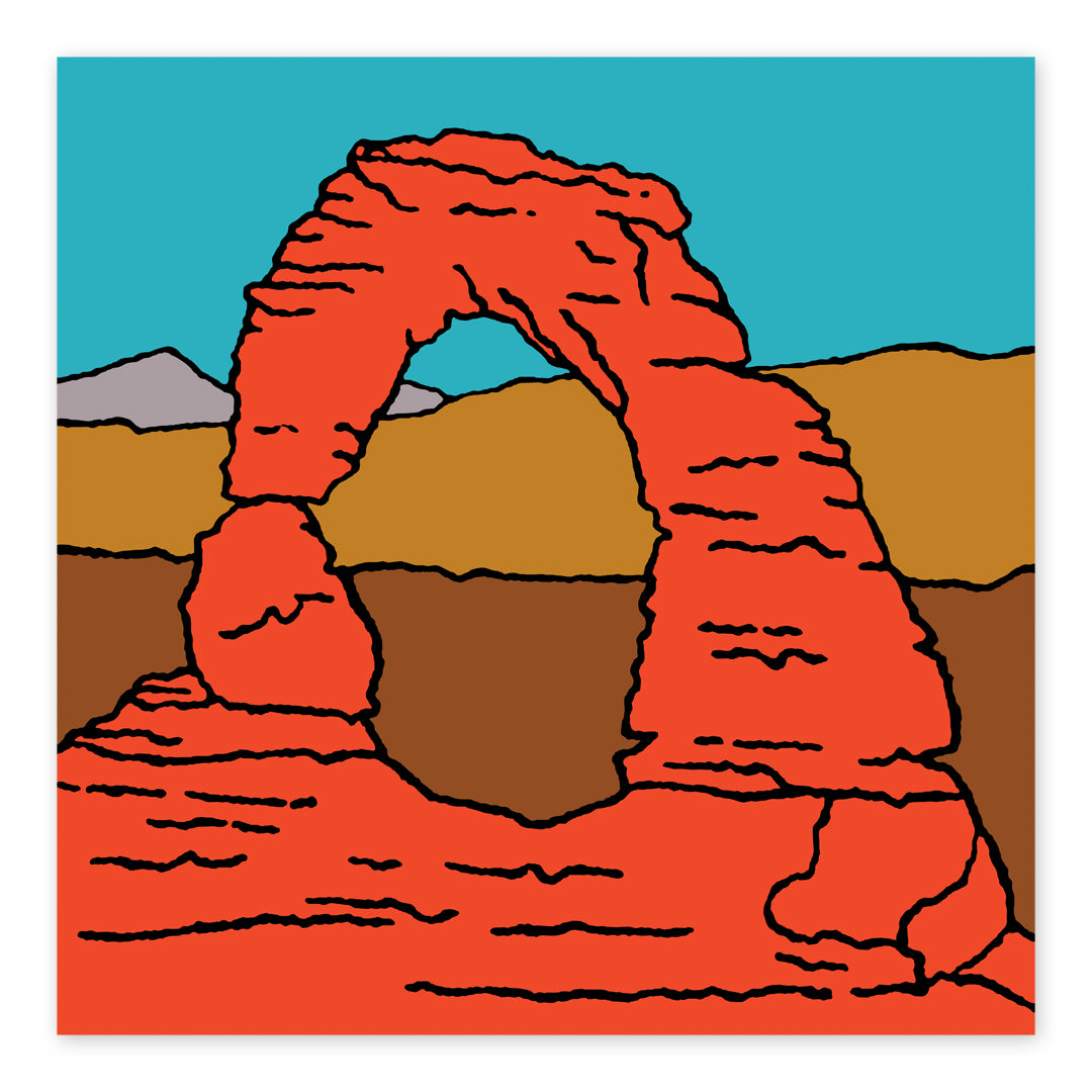 Delicate Arch Print by Cara Jackson