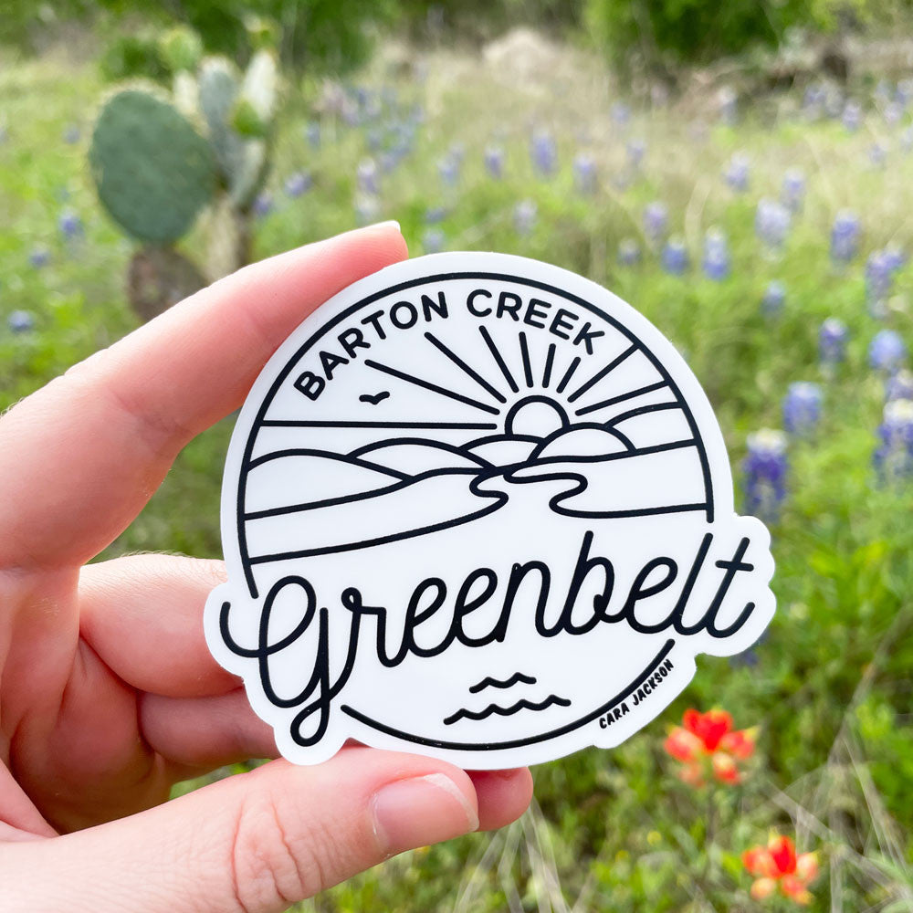 Barton Creek Greenbelt Sticker by Cara Jackson