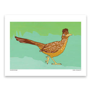 Roadrunner Print by Cara Jackson + 12"x16"