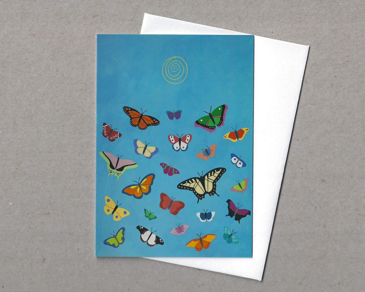 Butterfly Bliss Greeting Cards by Casey Craig
Card with envelope
6"h x 4.5"w