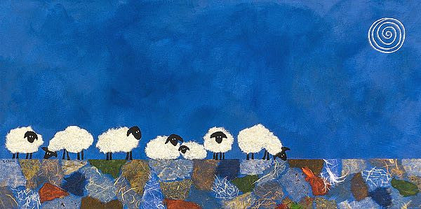 Feeling Sheepish Print by Casey Craig