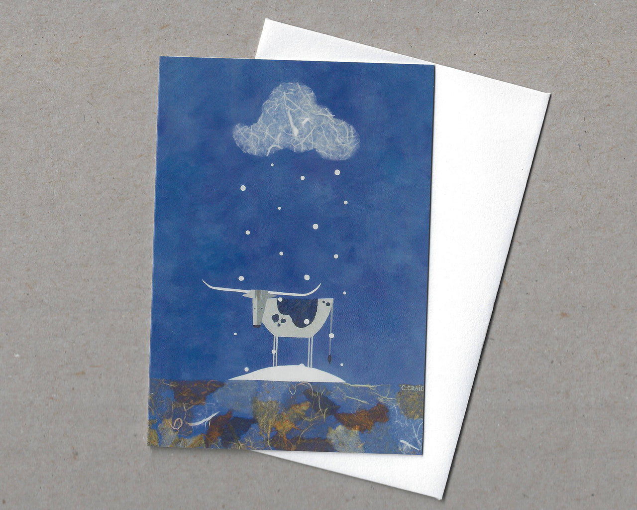 Let It Snow Greeting Cards by Casey Craig
Card with envelope