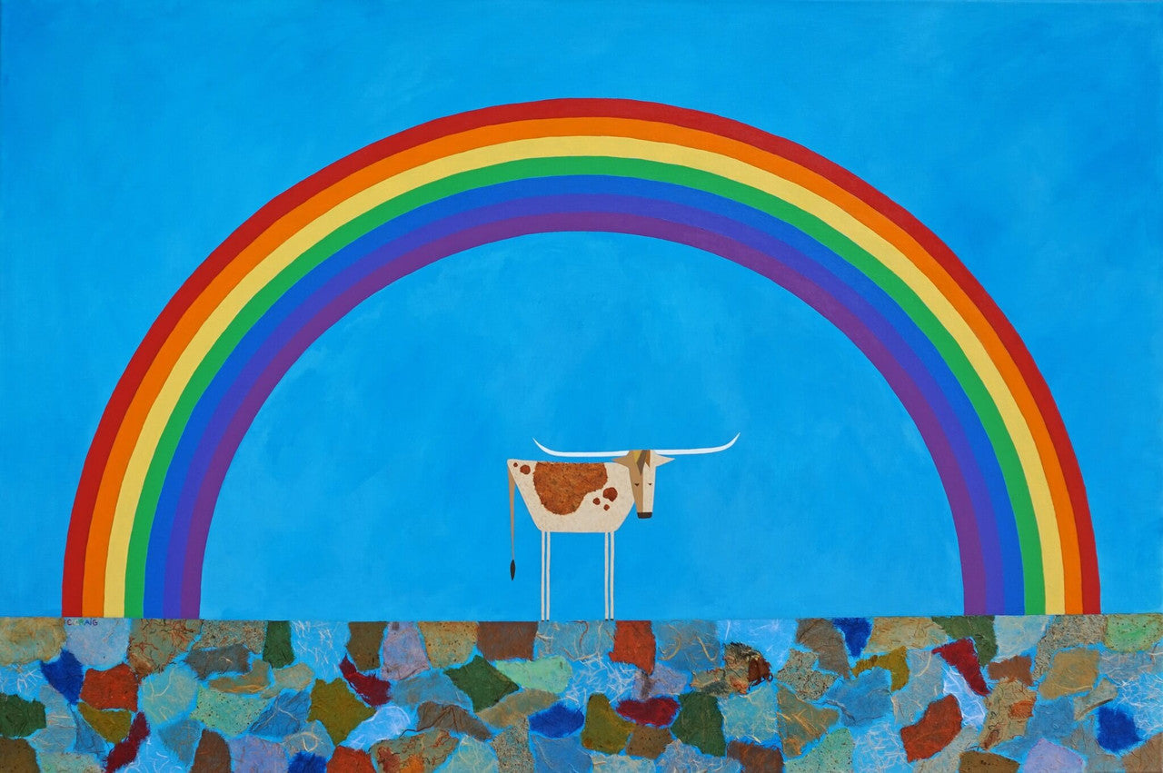 Somewhere Under the Rainbow Print by Casey Craig