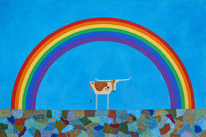 Somewhere Under the Rainbow Print by Casey Craig