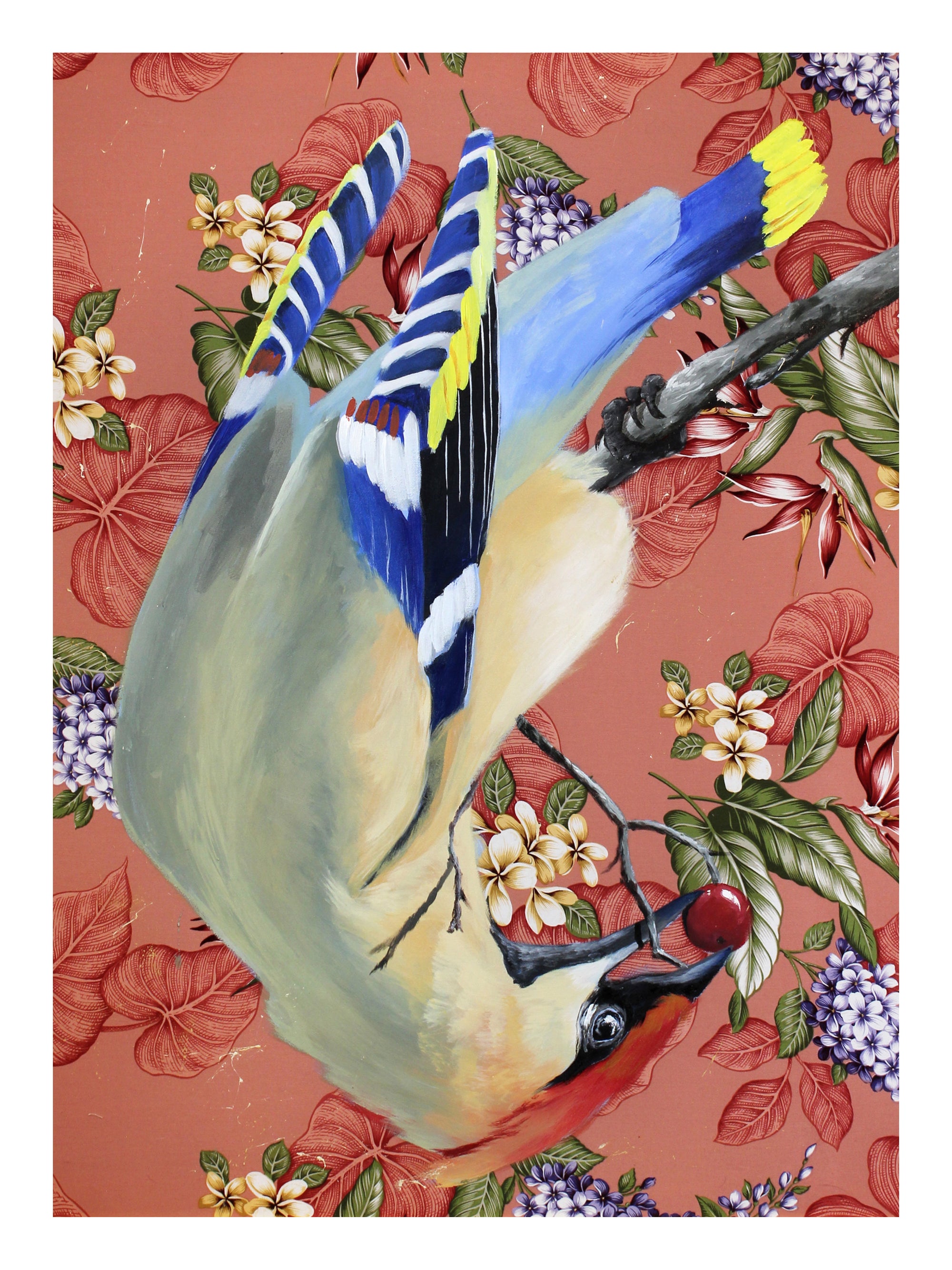 The Waxwing's Wish Print by Phillip Seymour + 9"x12"