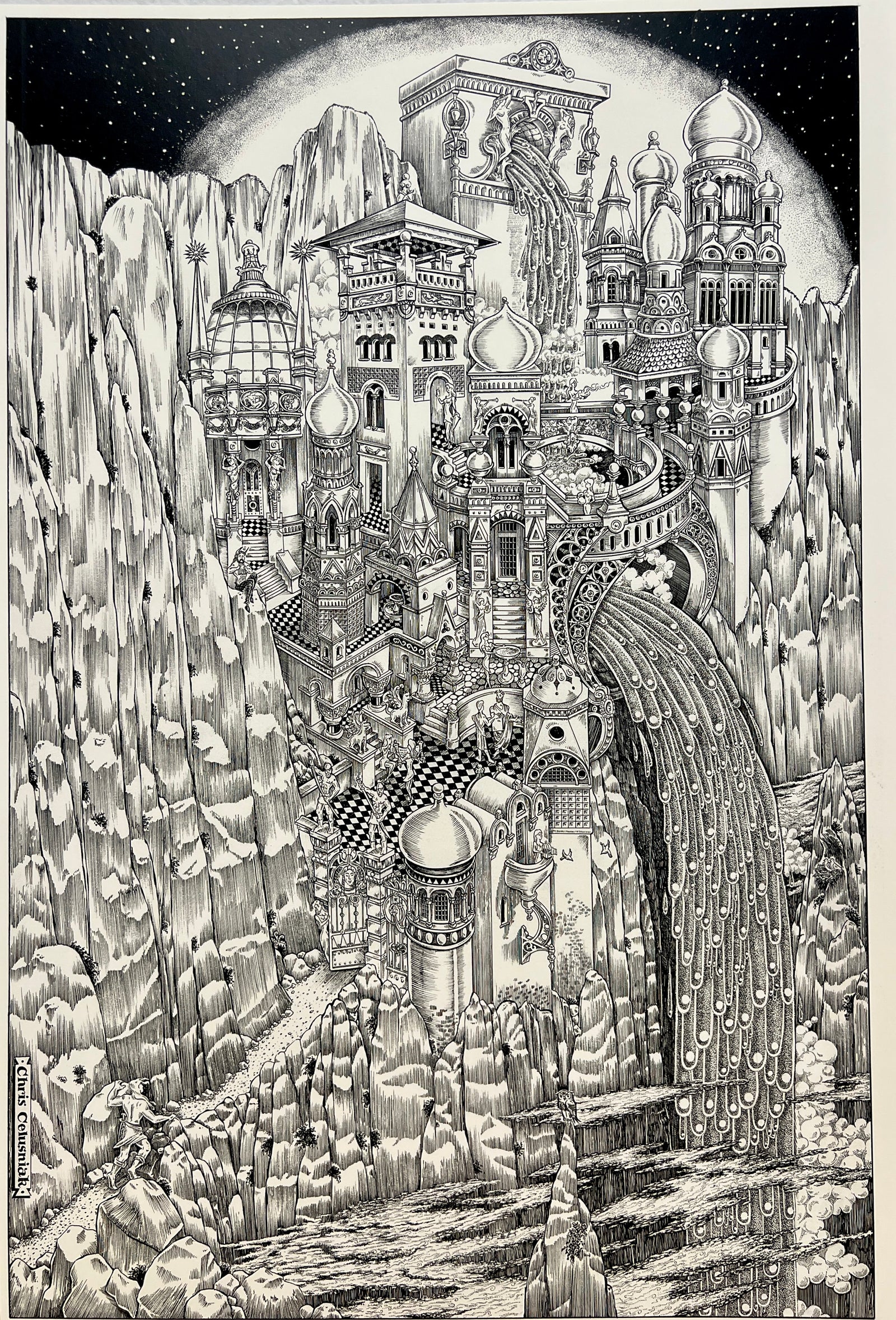 In Search of the Waters of Oblivion Print by Chris Celusniak