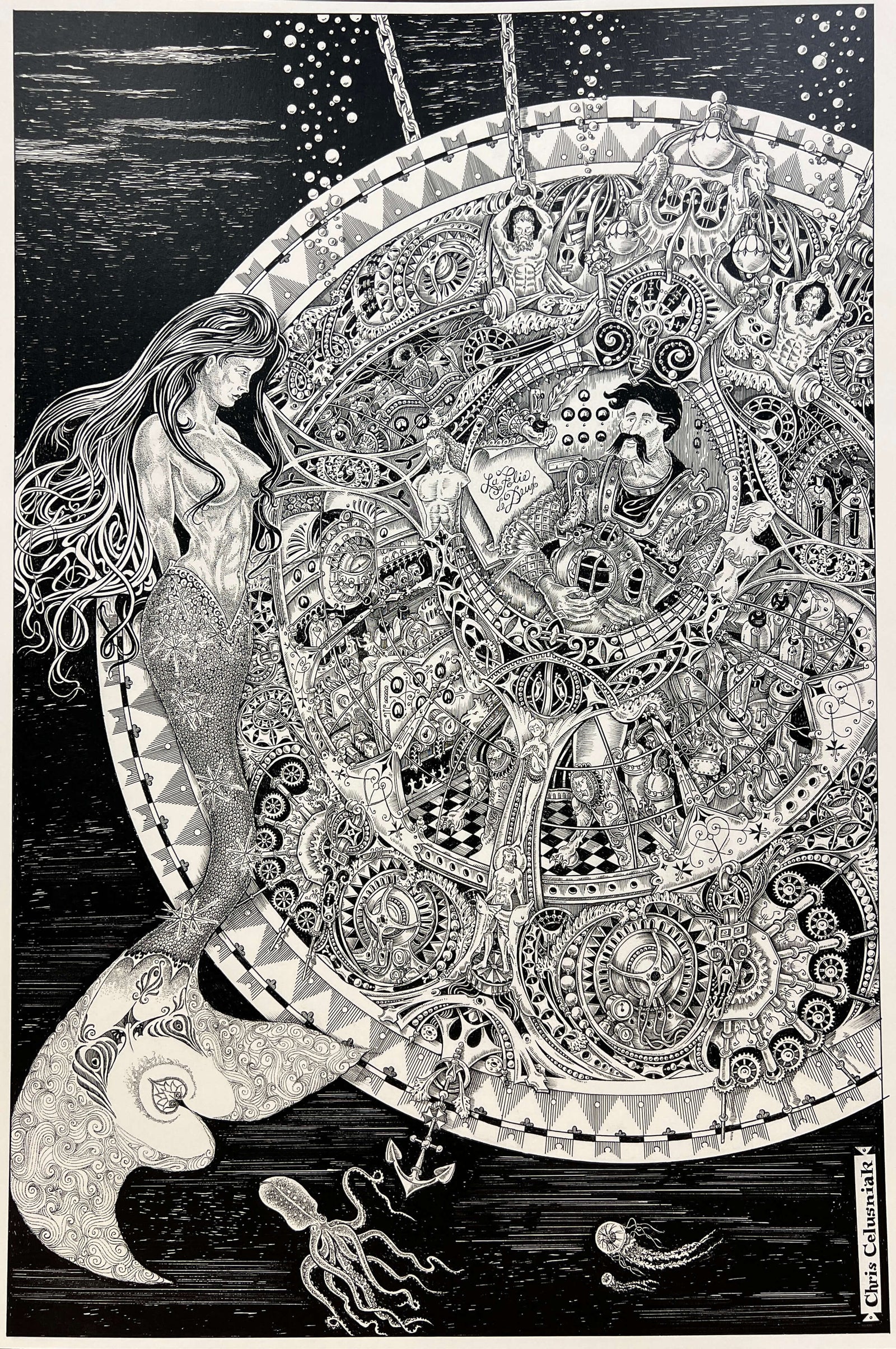 Le Folie de Deux Print by Chris Celusniak