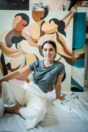 Get to Know the Austin Artist:
Claire Naylor is an artist and illustrator based in Austin, Texas. She has been painting for 15 years, and her work is principally focused on femininity and empowerment and the ways in which these forces intersect and inspire.