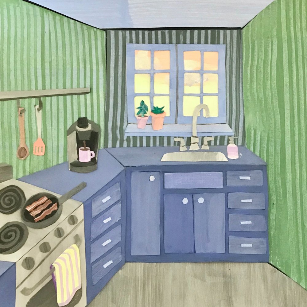 Kitchen Print by Clara Hart
