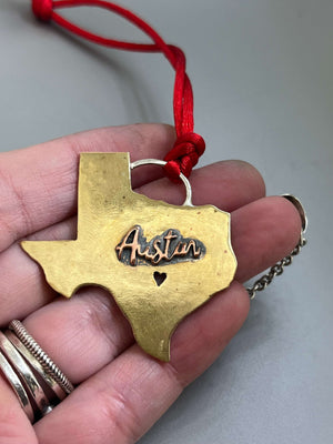 Austin Texas Ornament by Courtney Marie Jewelry