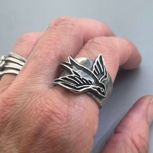 Silver Sparrow Ring by Courtney Marie Jewelry