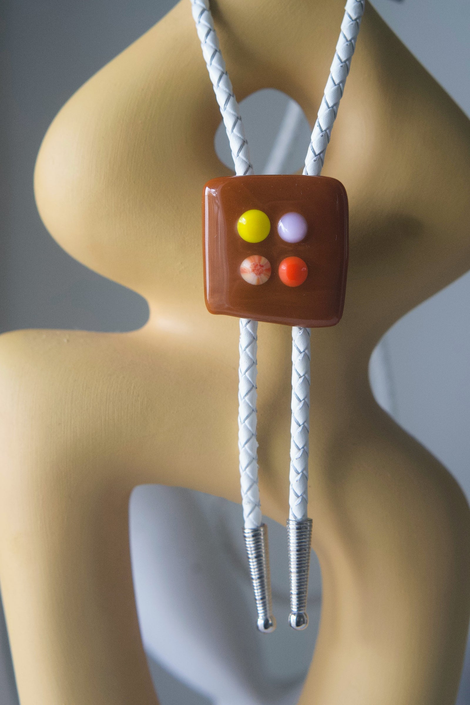 Fused Glass Bolo #8 by Steph Granillo