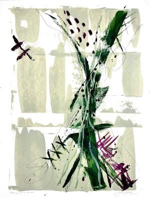 Dancing with the Universe - Original Art by Julie Pelaez