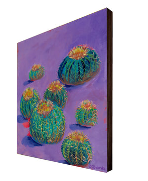 Golden Barrel Cactus by Debbie Shands Celusniak