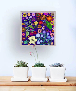 Bright & Bold - Cobalt Mini Canvas Print by Eli Halpin