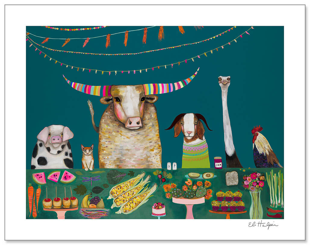 Corn Muffins Print by Eli Halpin + 11"x14" Paper