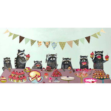 Cupcake Party Canvas Print by Eli Halpin + 12"x24"