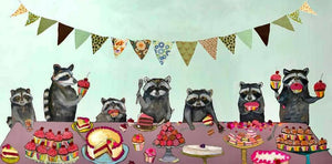 Cupcake Party Canvas Print by Eli Halpin + 18"x36"