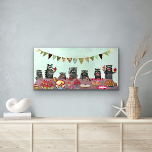 Cupcake Party Canvas Print by Eli Halpin + 15"x30"