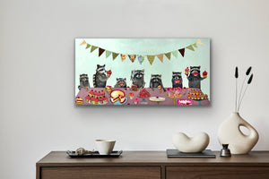 Cupcake Party Canvas Print by Eli Halpin + 18"x36"