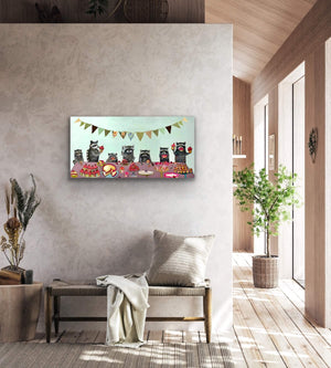 Cupcake Party Canvas Print by Eli Halpin + 18"x36"