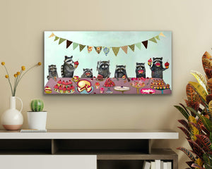 Cupcake Party Canvas Print by Eli Halpin + 18"x36"