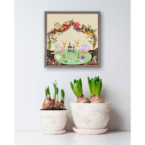 Handkerchiefs on Neutral Mini Framed Canvas Print by Eli Halpin