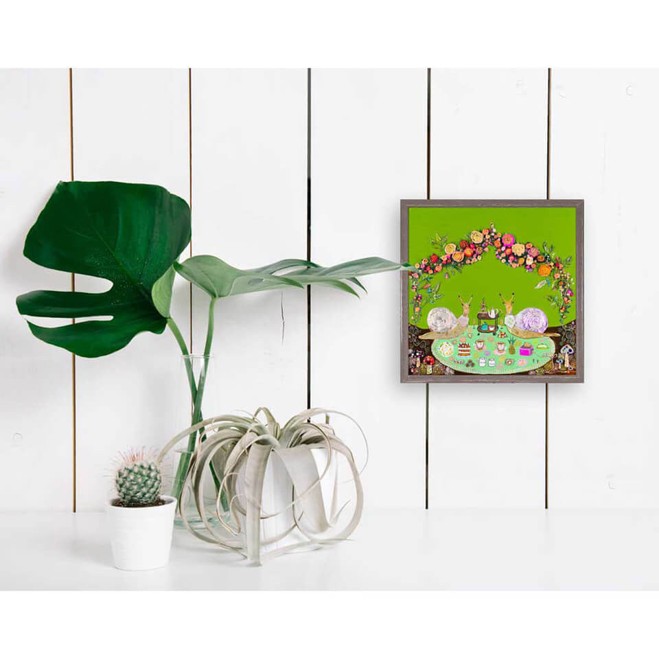 Handkerchiefs Mini Framed Canvas Print by Eli Halpin