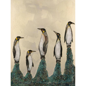 Penguin Colony Canvas Print by Eli Halpin + 14"x10"