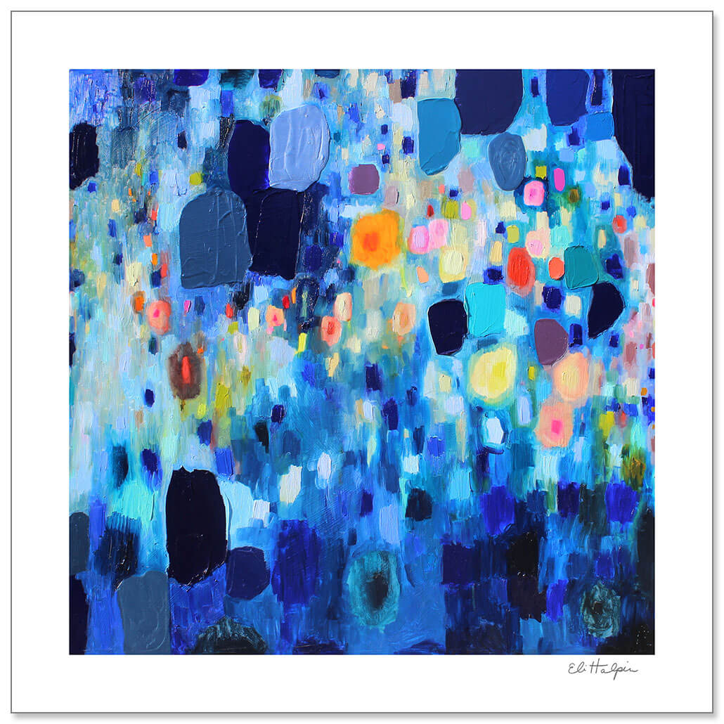 Sea Blooms Print by Eli Halpin + 12"x12" Paper